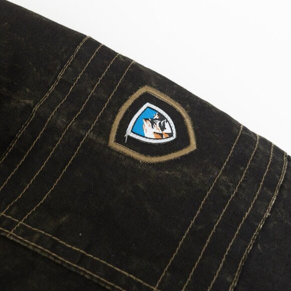 Kuhl Jacket Sherpa Lined Vintage Patina Dye Canvas Burr Brown - Picture 6 of 16